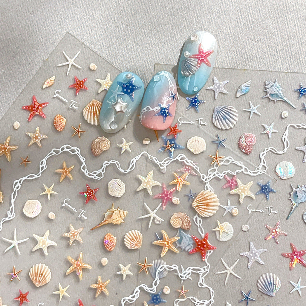Hello Claws | Star Fish Nail Deco Sticker