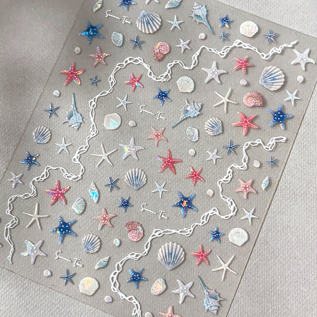 Hello Claws | Star Fish Nail Deco Sticker