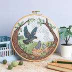 Starling Song Embroidery Kit for Beginners