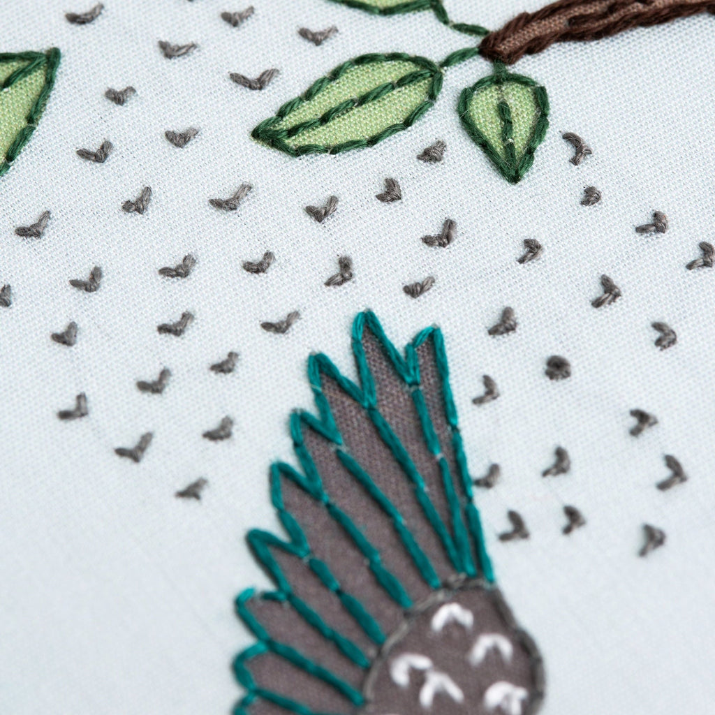 Starling Song Embroidery Kit for Beginners