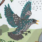 Starling Song Embroidery Kit for Beginners