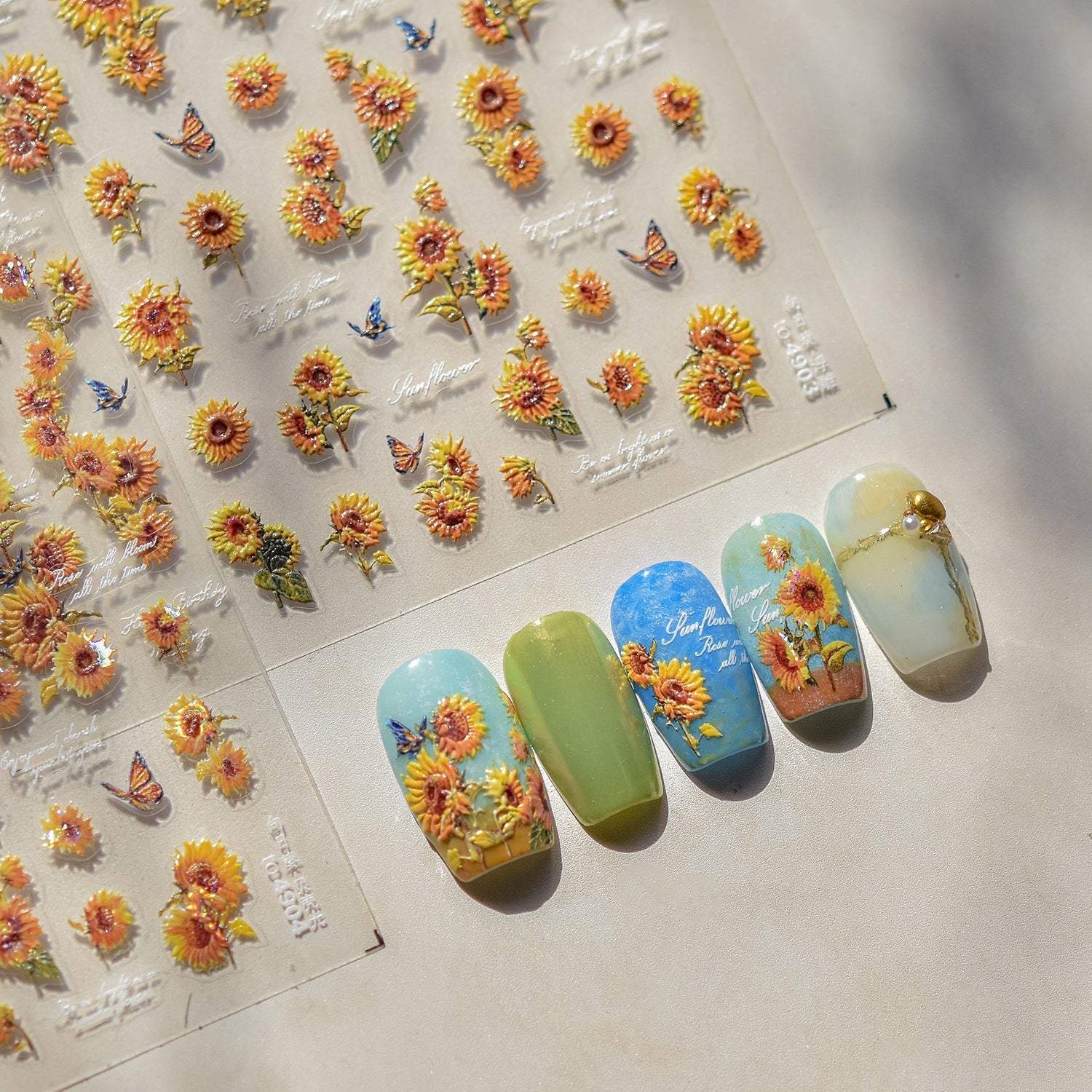 Hello Claws | Sunflower Nail Deco Sticker