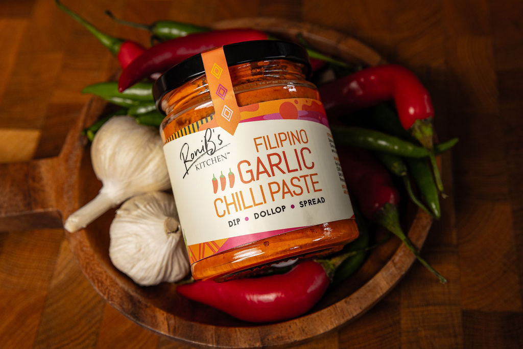 Filipino Garlic Chilli Paste with Scotch Bonnets | Great British Food Awards Gold Winner | 190ml