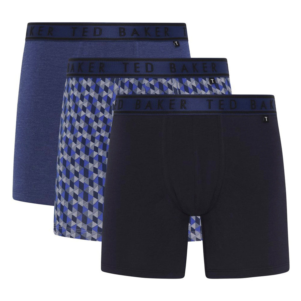 3 Pack Mens Soft Breathable Cotton Boxer Brief Underwear