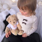 Personalised 1st Christmas Berry Wreath Baby Gift Box - Teddy & Vest