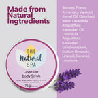 Lavender Body Scrub | Natural Exfoliating Sugar Scrub for Relaxing, Smooth Skin | Vegan, Plastic-Free Skincare | 3 Size Options