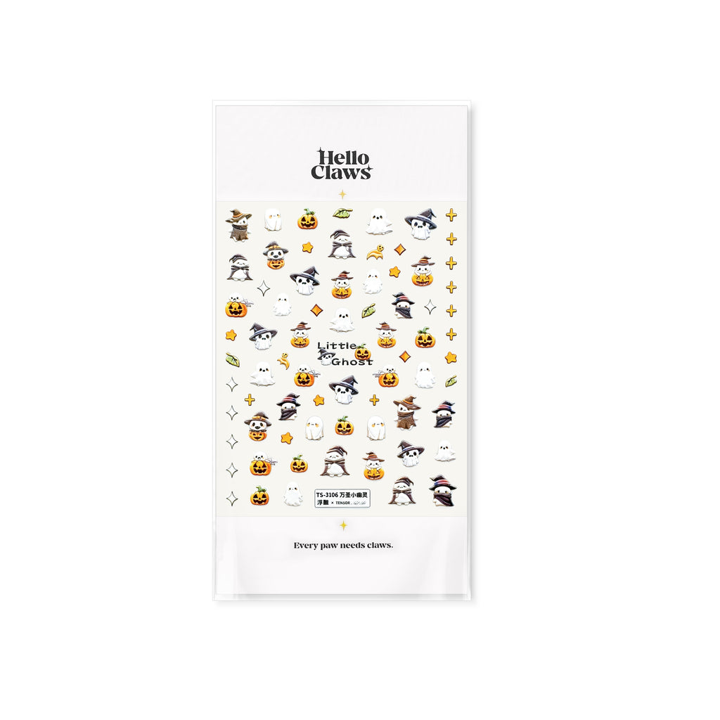 Hello Claws | Halloween Pumpkim Nail Deco Sticker