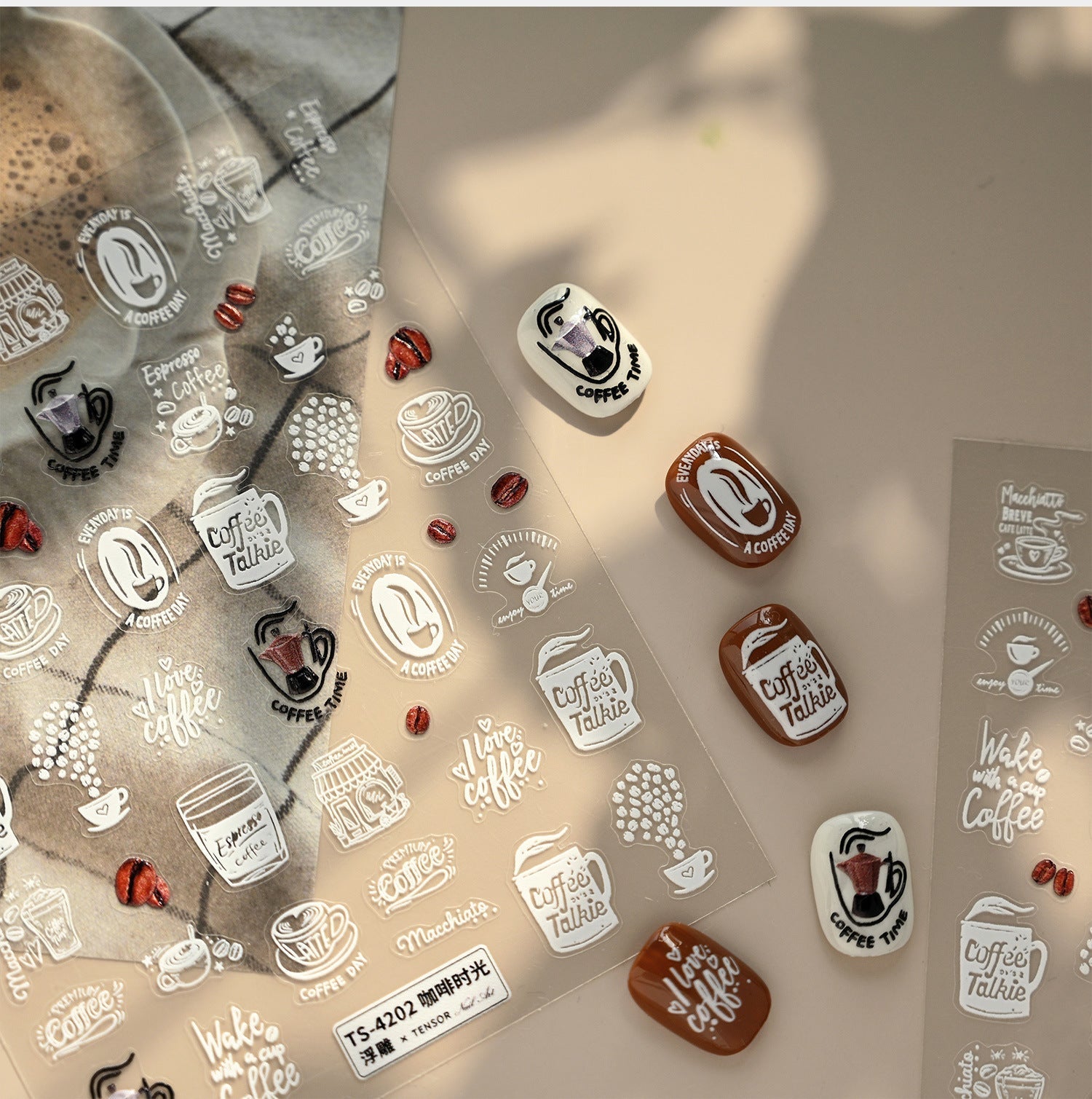 Hello Claws | Coffee Time Nail Deco Sticker