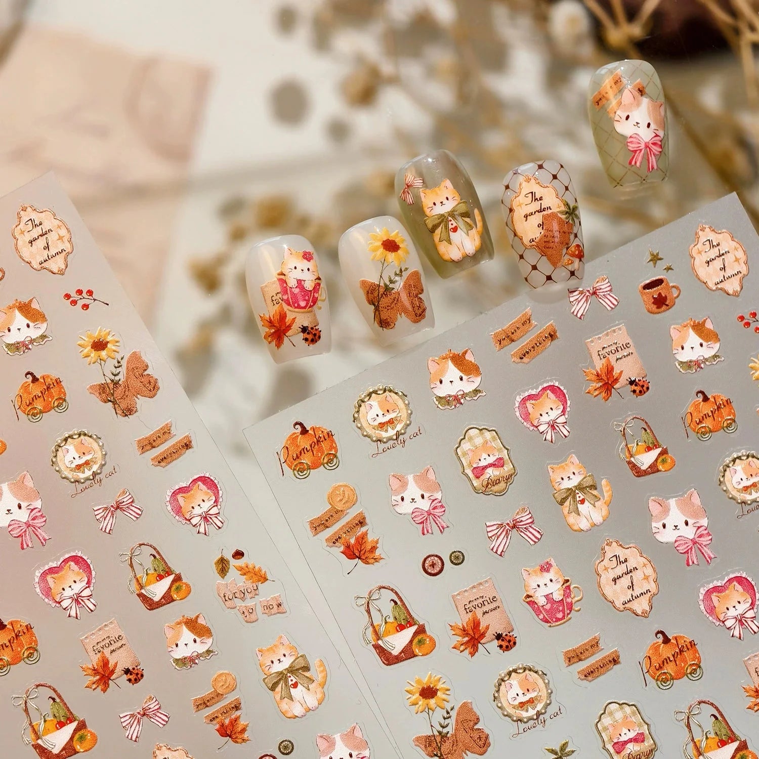 Hello Claws | Vintage Kitty Nail Deco Sticker