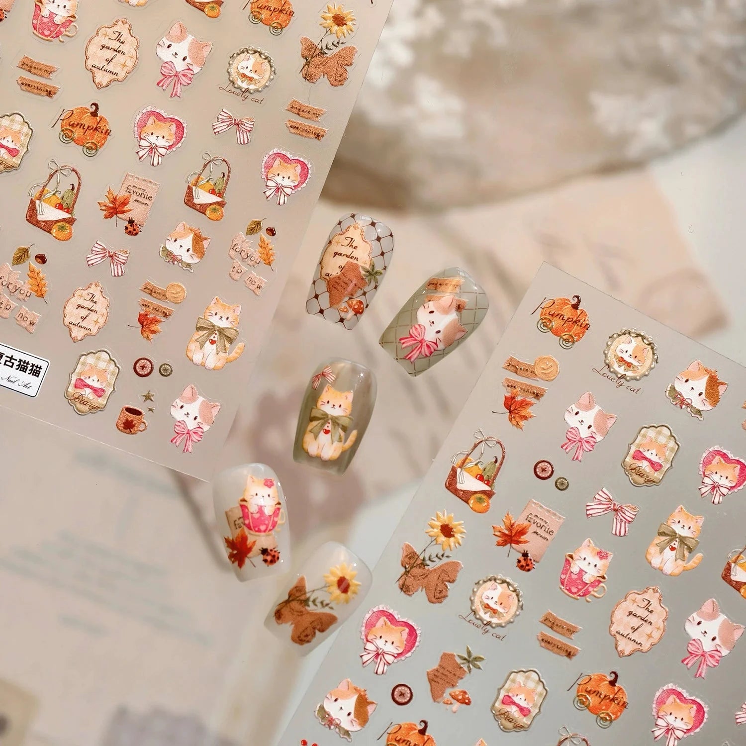 Hello Claws | Vintage Kitty Nail Deco Sticker