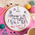 Tangled - Knitting and Crochet Embroidery Kit for Beginners