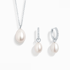 Timeless Pearl Jewellery Set in Sterling Silver