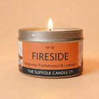 FIRESIDE - Bergamot, Frankincense and Lavender - handmade soy candle - 100g
