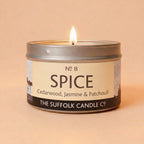 SPICE - Cedarwood, Jasmine and Patchouli - handmade soy candle - 100g