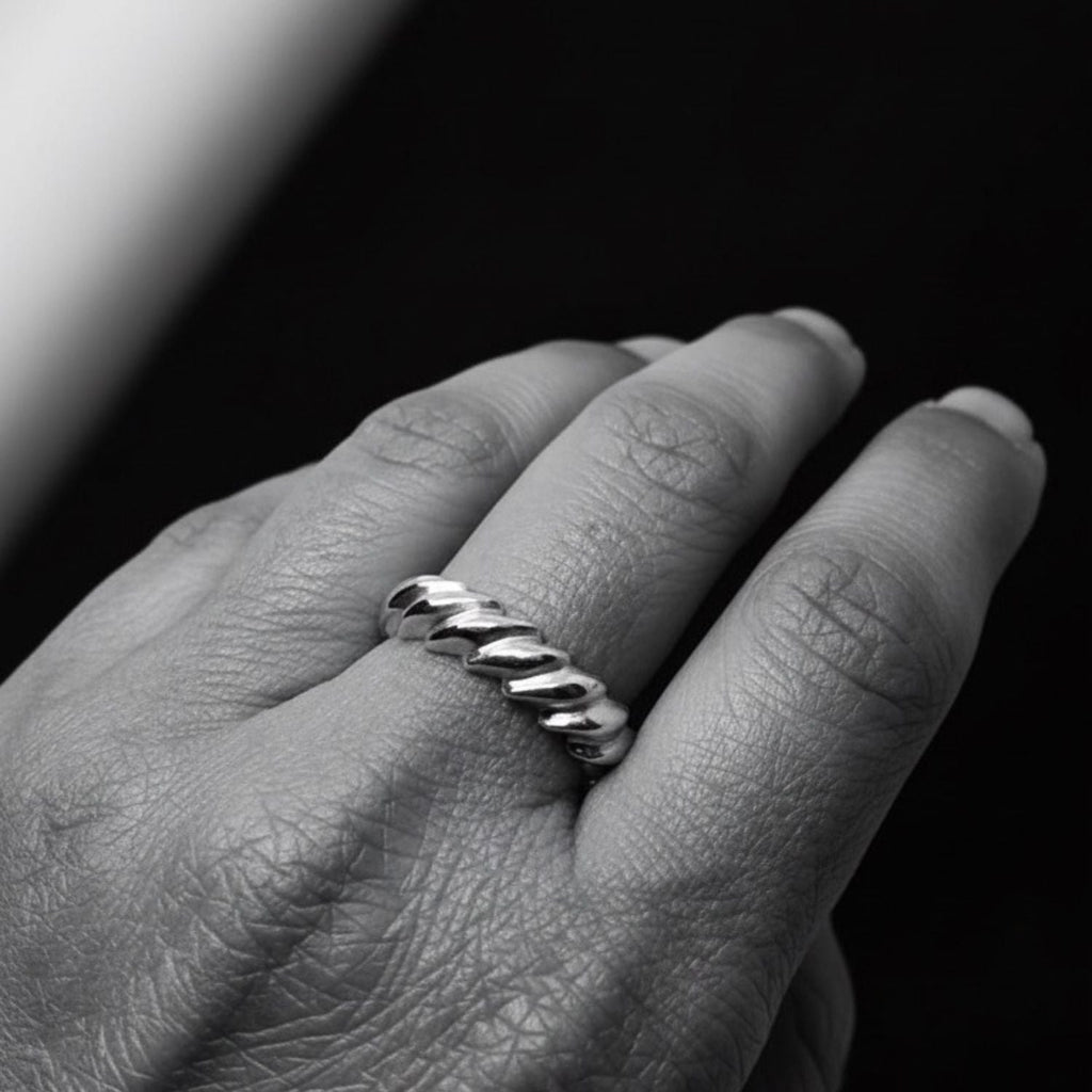 Torciglione One-of-a-Kind Ring – Handcrafted Sterling Silver 925