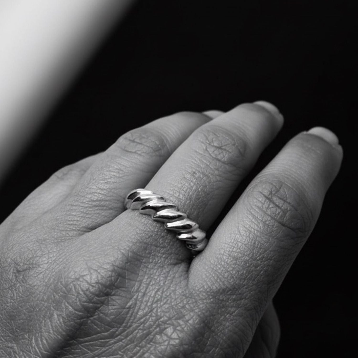 Torciglione One-of-a-Kind Ring – Handcrafted Sterling Silver 925