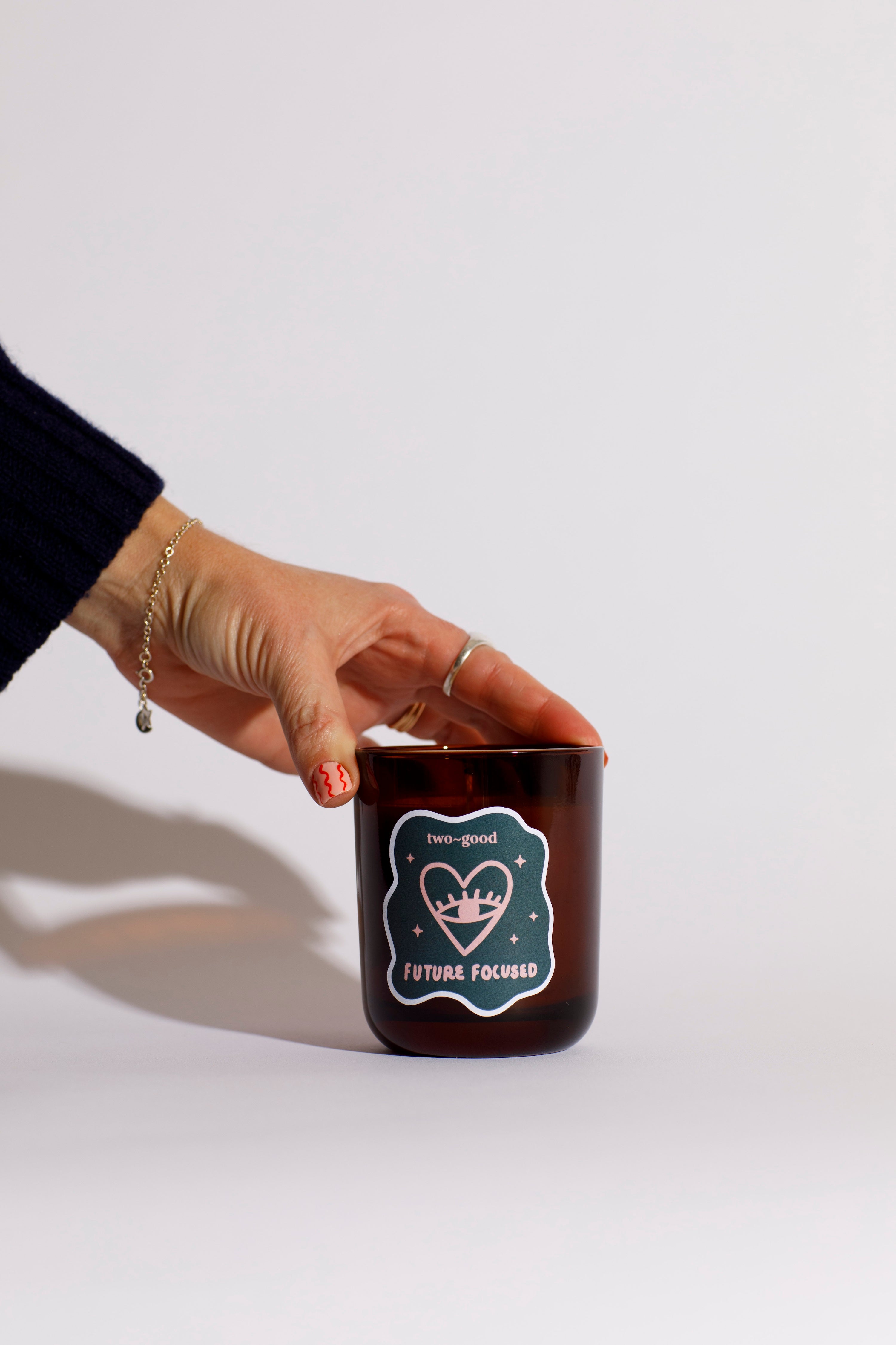 future focused soy wax scented candle