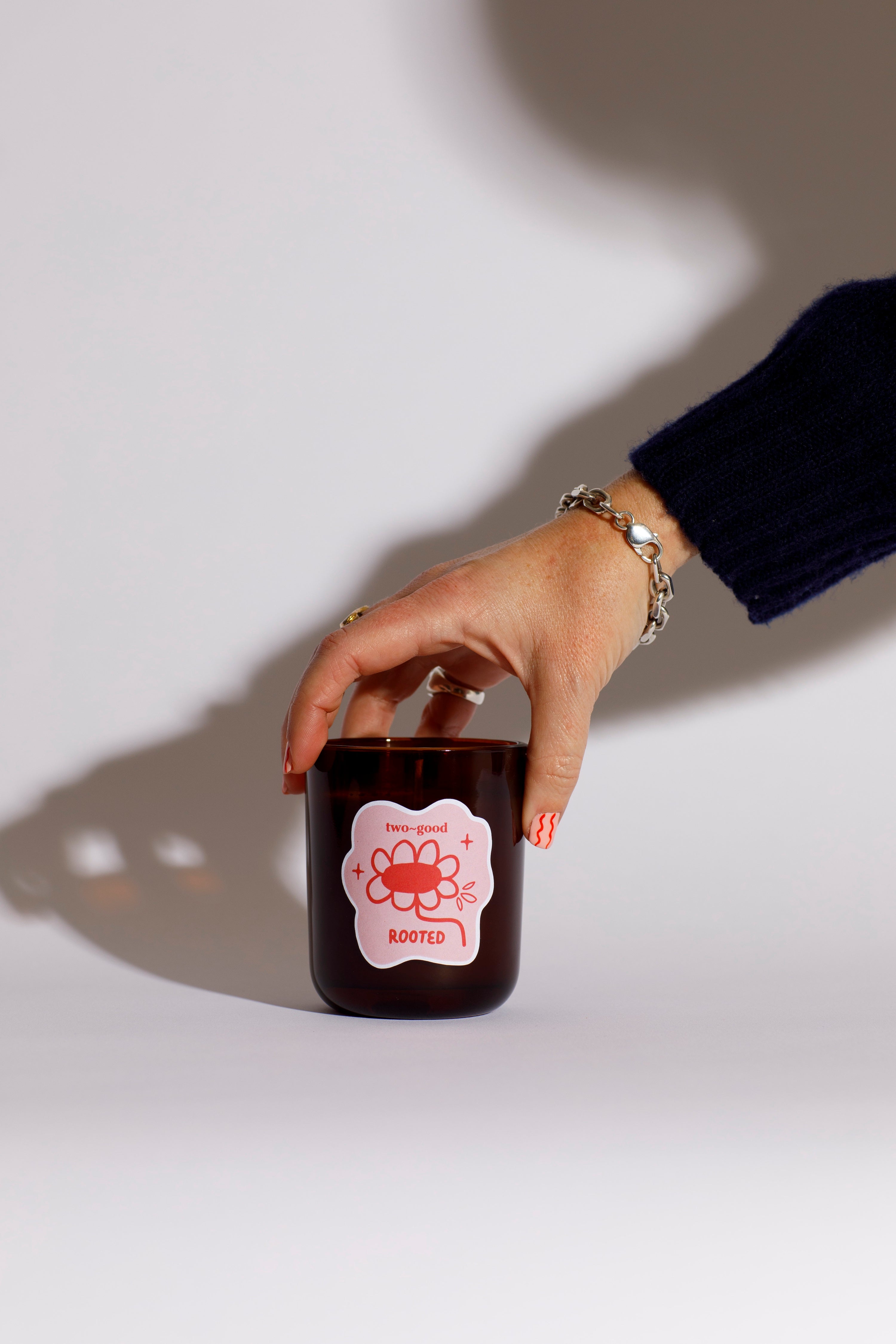 rooted soy wax scented candle