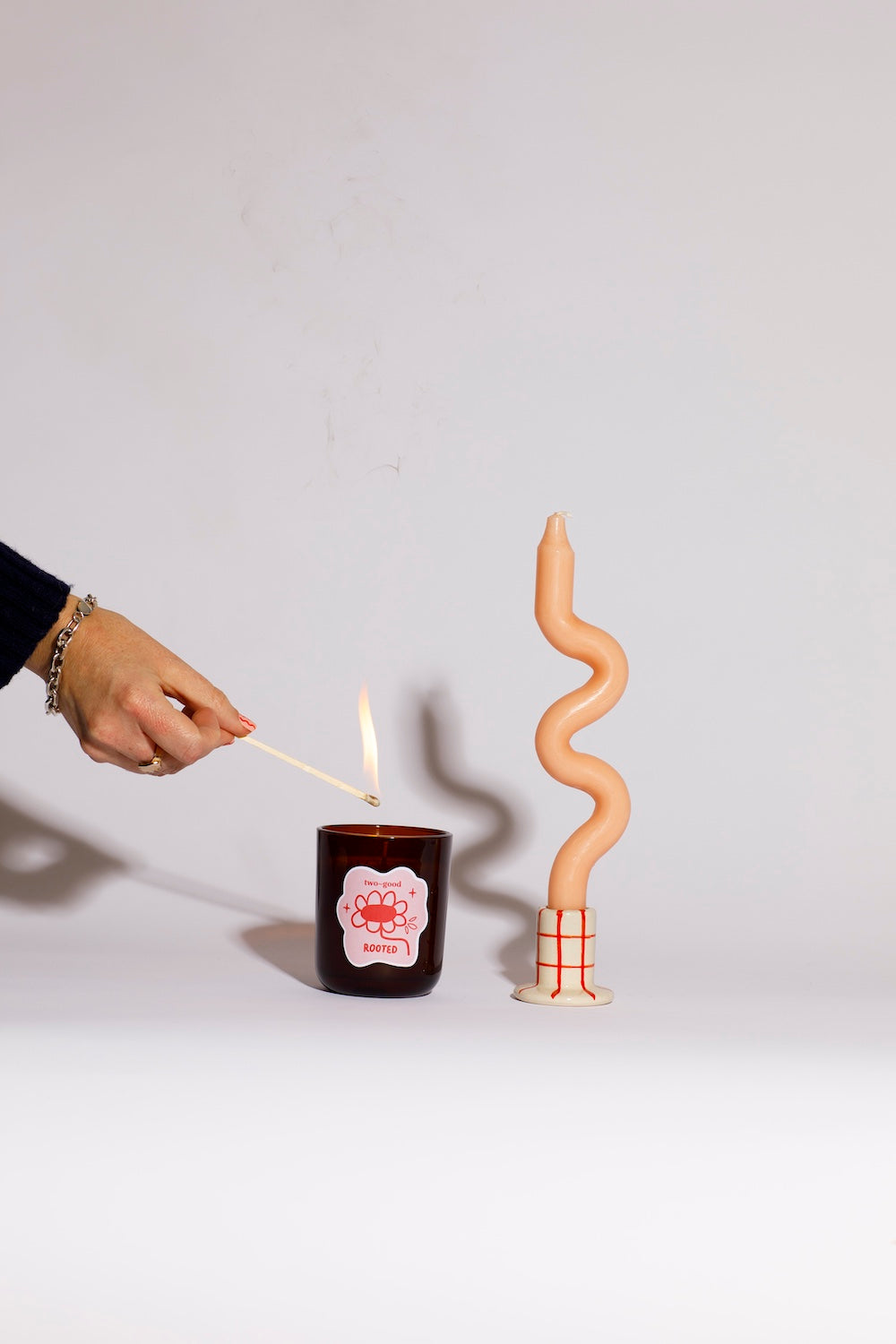 rooted soy wax scented candle