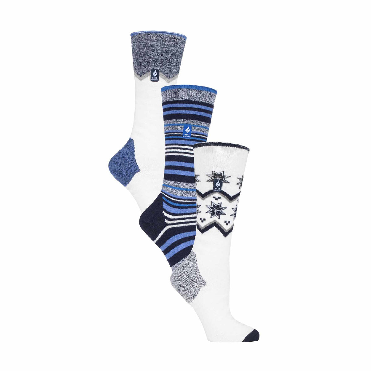 3 Pair Multipack Ultra Lightweight Womens Thermal Ski Socks