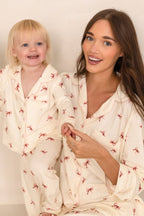 Adult COZY Rosy Ribbon Pyjamas