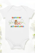 Summer Adventures Bodysuit in White