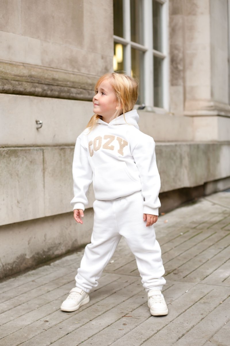 COZY Mini Tracksuit Off-White Set