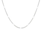 Star Dainty Chain Silver Necklace