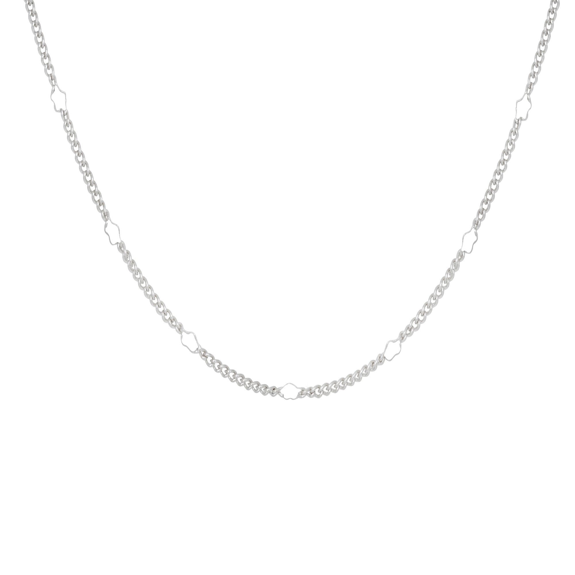 Star Dainty Chain Silver Necklace