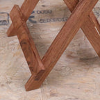 Vaitin Wooden Folding Stool