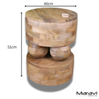 Varuni Mango Wood Side Table