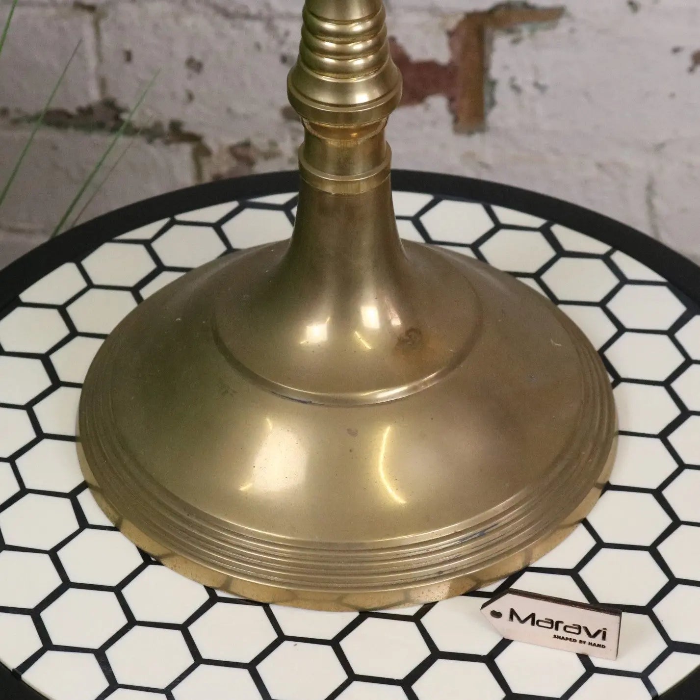 Vintage Brass Candelabra 100cm 5 Candle
