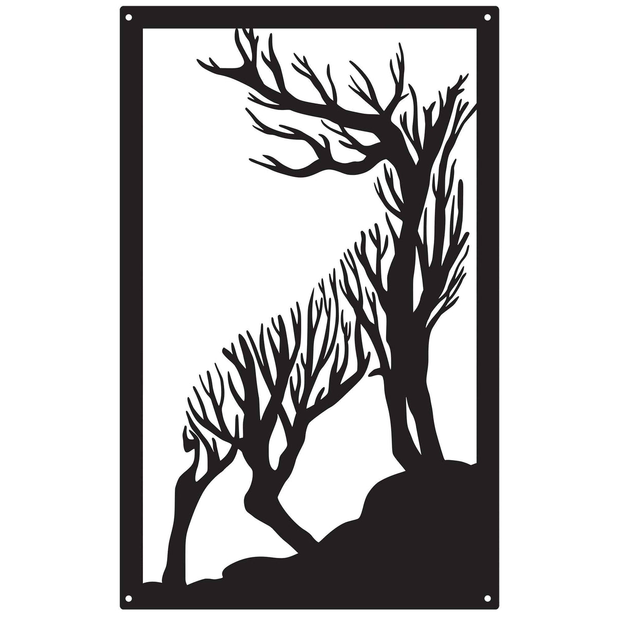 Roaring Stag Garden Mirror