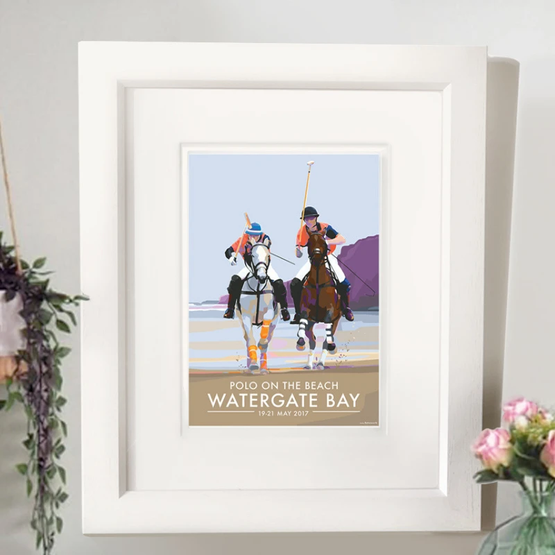 Watergate Bay Polo Poster on the Beach May 2017 | BeckyBettesworth by BeckyBettesworth (watergate-bay-polo)