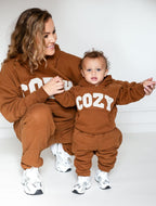 COZY Adult Tracksuit Brown Set