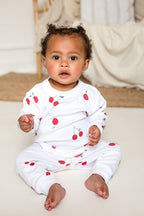 Cherry Bamboo & Organic Cotton Two-Piece Set Long Sleeve Pyjamas