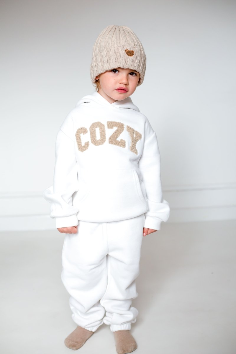 COZY Mini Tracksuit Off-White Set