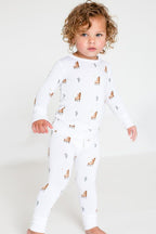 Llama Bamboo Two-Piece Set Long Sleeve Pyjamas