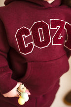 COZY Adult Tracksuit Burgundy Set