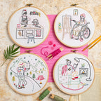 Stretch - Yoga Embroidery Kit for Beginners
