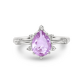 Estelle Lavender Amethyst Ring in Sterling Silver