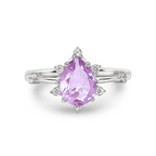 Estelle Lavender Amethyst Ring in Sterling Silver