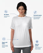 Adult Fidget-T Short Sleeve-White