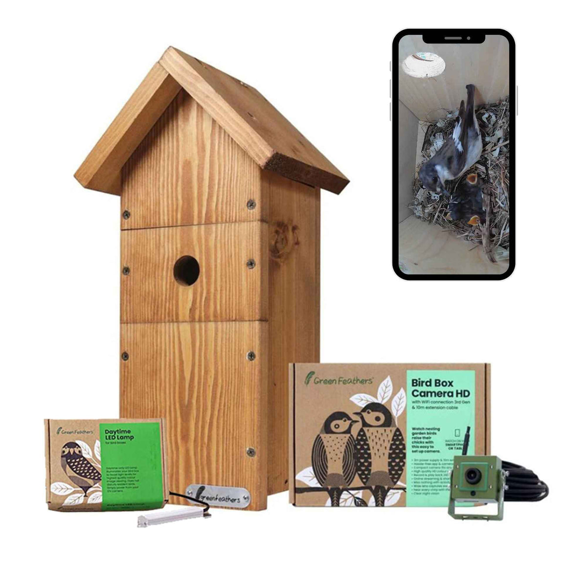 WiFi Bird Box HD Camera Starter Pack