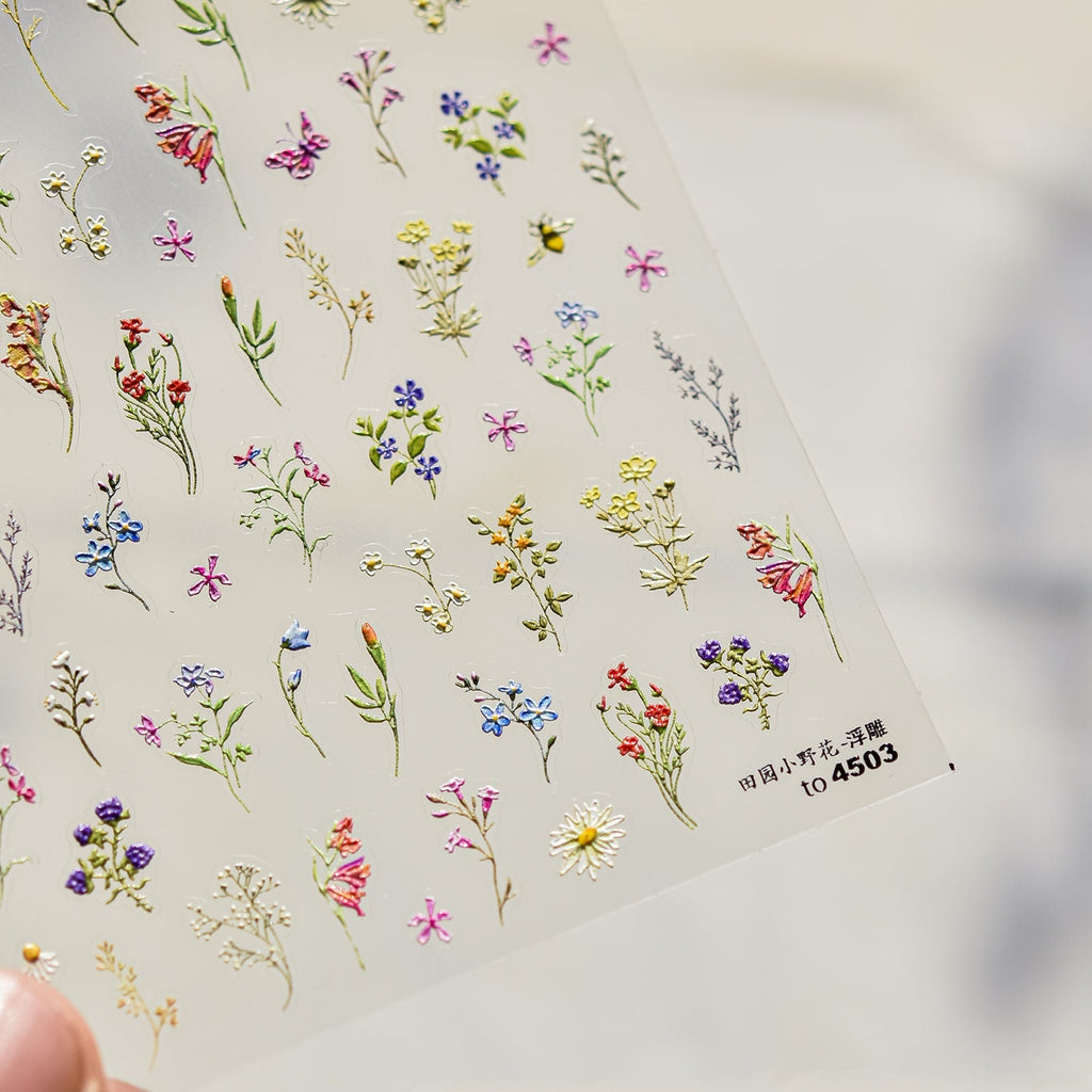 Hello Claws | Spring Wild Flower Nail Deco Sticker