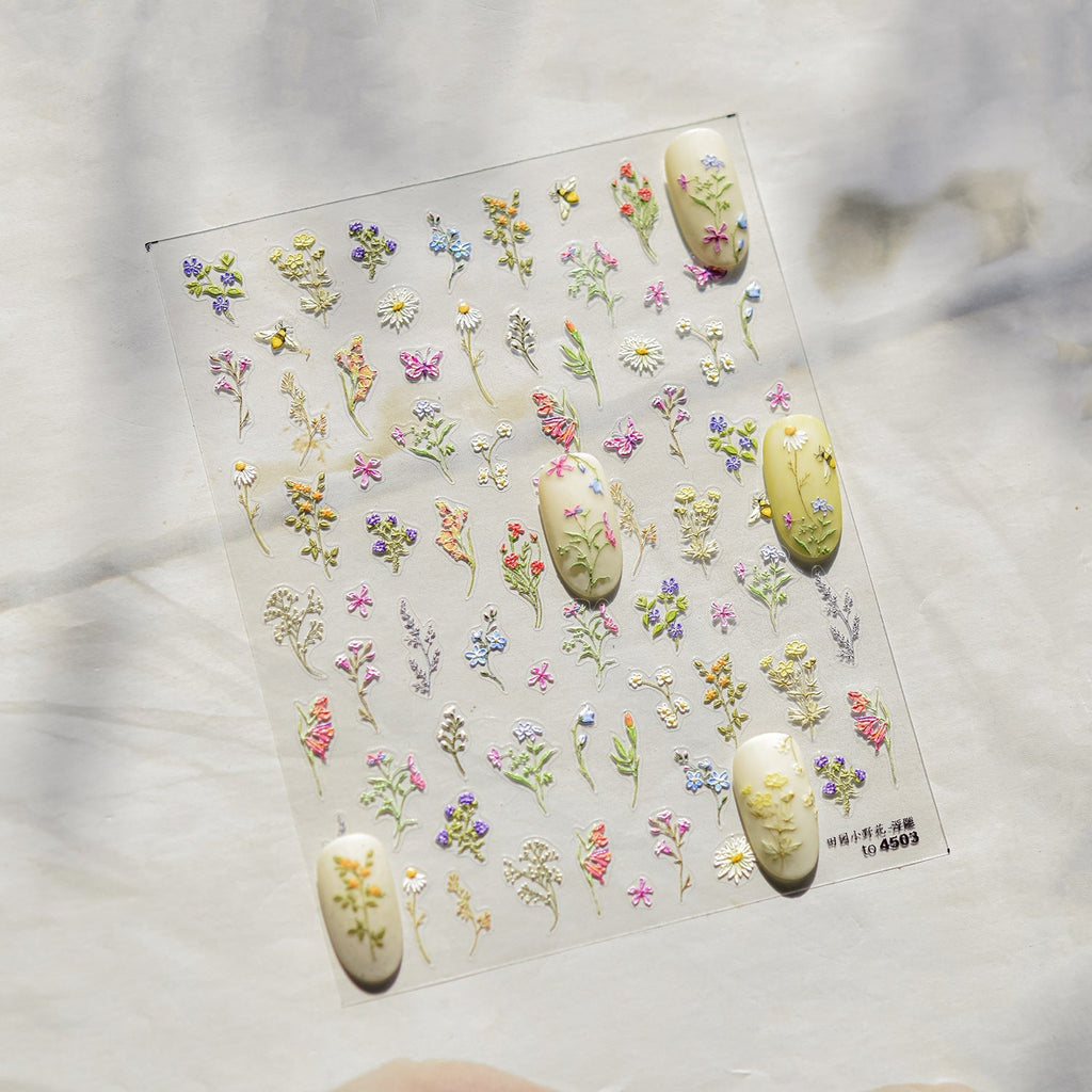Hello Claws | Spring Wild Flower Nail Deco Sticker