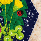 Wildflower Pennant Felt Craft Kit for Beginners