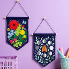Woodland Pennant Felt Craft Kit for Beginners