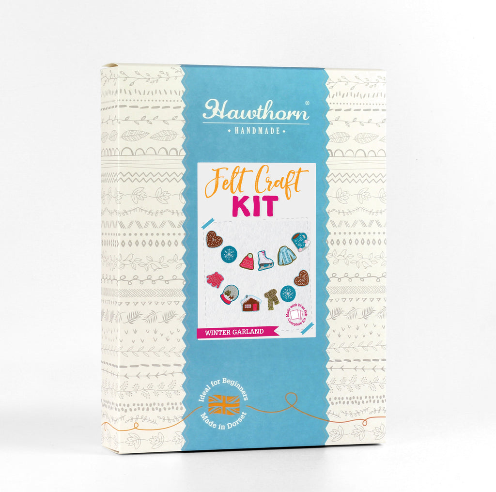 Winter Garland Felt Craft Kit for Beginners