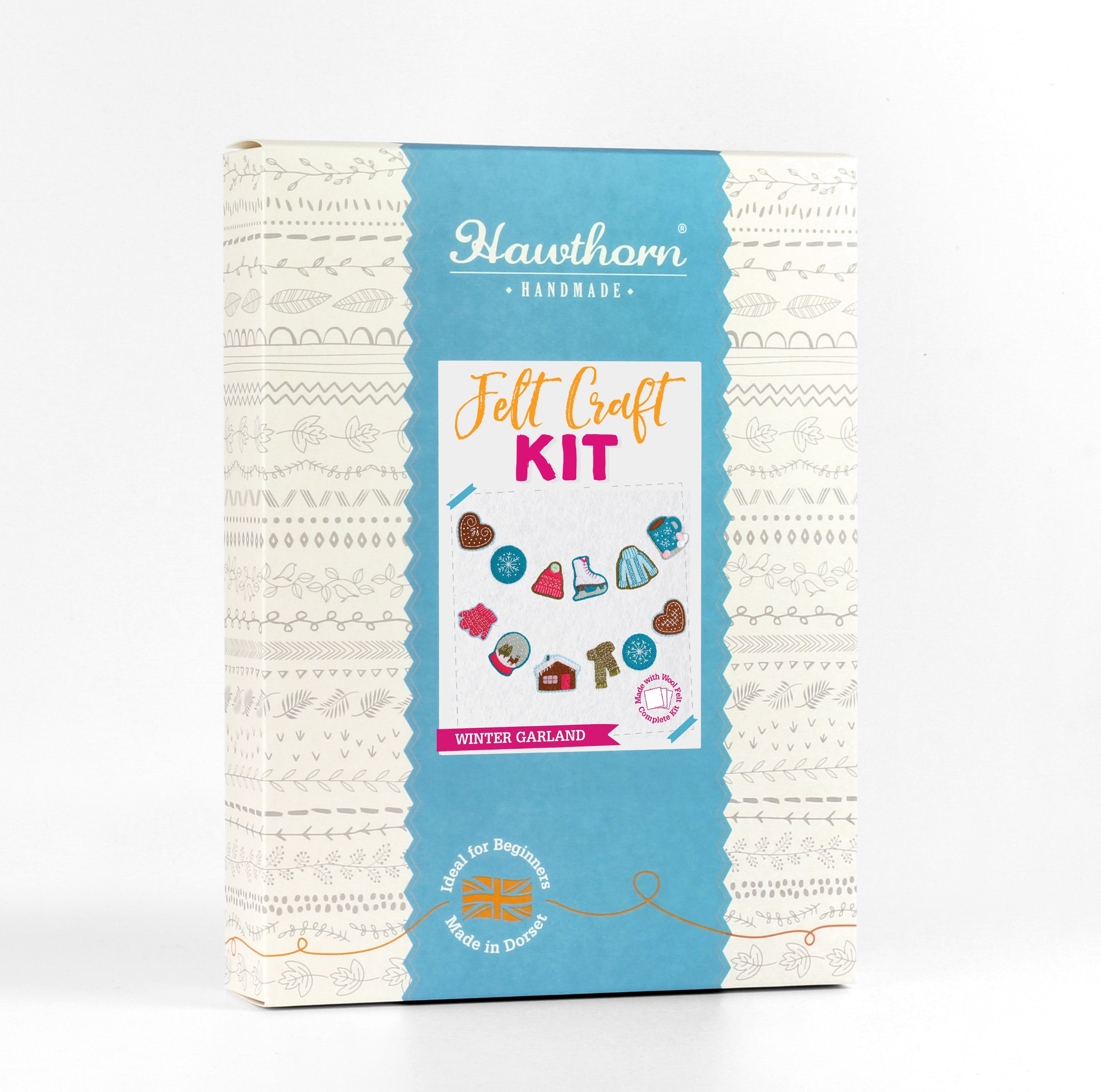 Winter Garland Felt Craft Kit for Beginners
